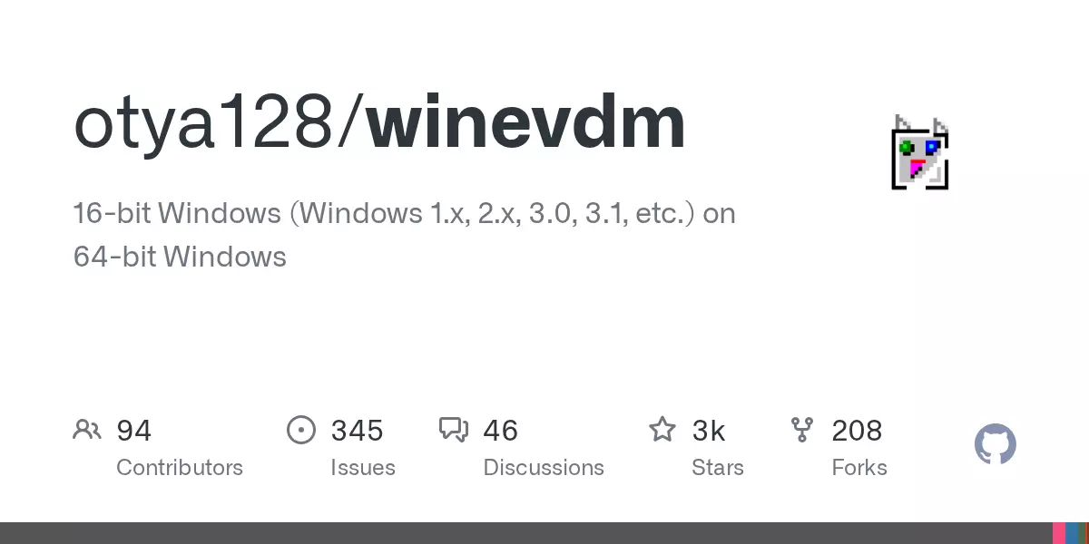 16-bit Windows (Windows 1.x, 2.x, 3.0, 3.1, etc.) on 64-bit Windows