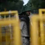 India deploys police, restricts transport ahead of major opposition protest in New Delhi
