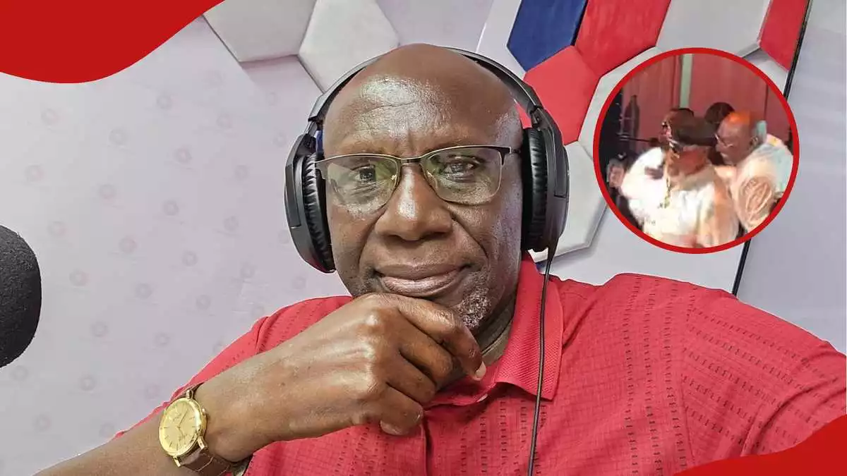 Fred Machoka’s brief disagreement with Koffi Olomide during Golden Jubilee celebrations trends