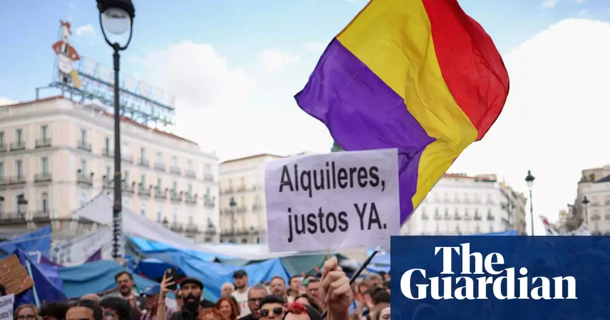 Spanish right wing votes down housing crisis plans as protest movement grows