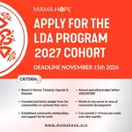 MAMA HOPE Localization Development Accelerator (LDA) 2027: Applications Open for East African Community-Based Organizations