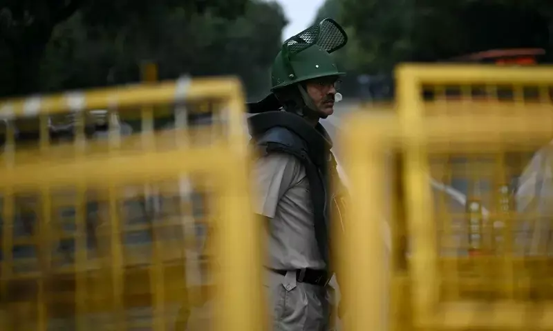 India deploys police, restricts transport ahead of major opposition protest in New Delhi
