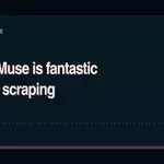 Meta's Muse is fantastic for web scraping