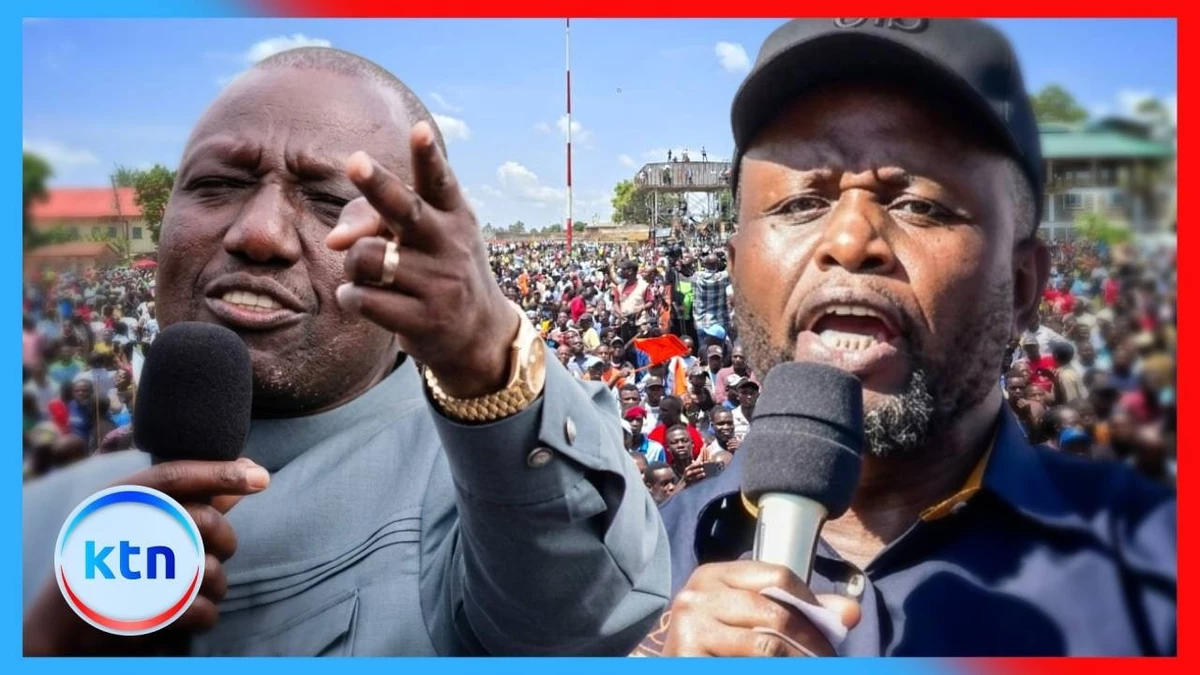 Natembeya Removes Ruto's Name From Market Plaque in Explosive Political Showdown