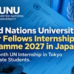 United Nations University Junior Fellows Internship Programme 2027 in Japan: Paid 6-Month UN Internship in Tokyo for Graduate Students