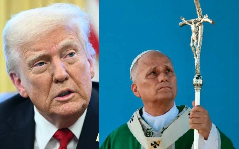 Trump says he wants to see Pope 'get well'