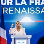 France’s Le Pen vows to restore ‘rule of law’ at presidential campaign launch