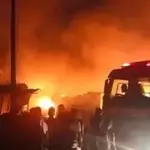 Panic as Massive Night Fire Guts Club Mio’s in Mombasa