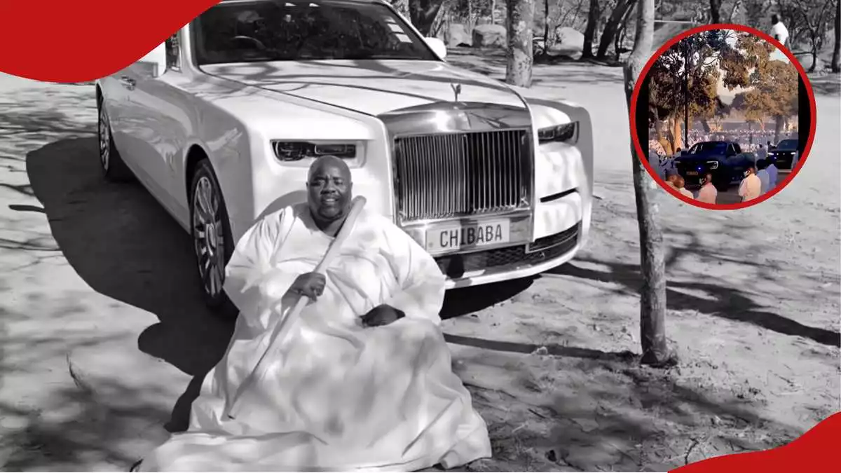 Wicknell Chivayo: Convoy of black cars spotted at tycoon’s funeral ceremony turns heads
