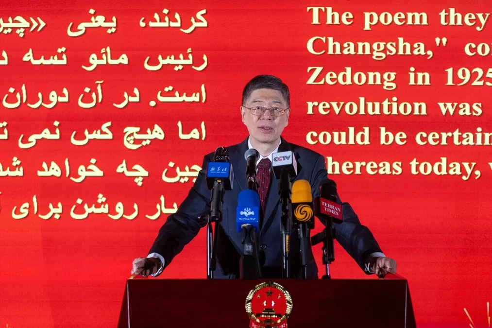 Chinese embassy in Tehran hosts reception marking 77th National Day