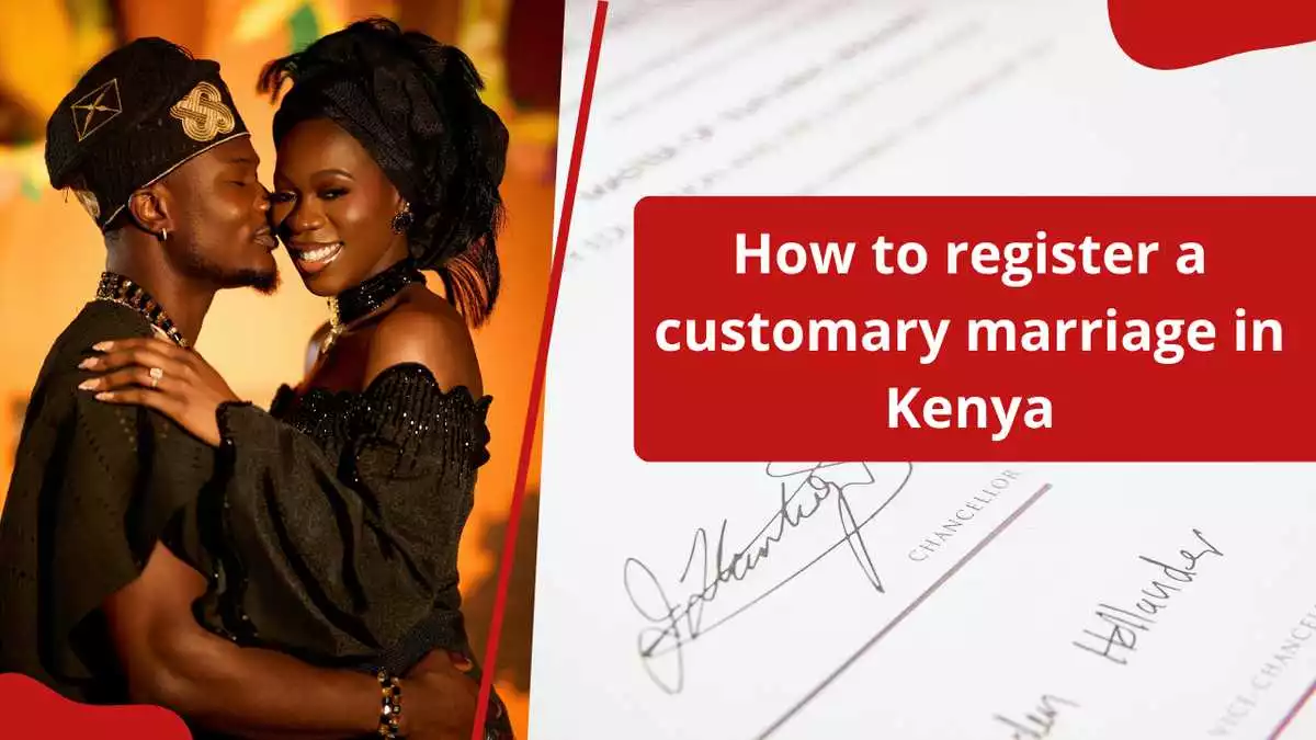 How to register a customary marriage in Kenya: Requirements, process, and fees
