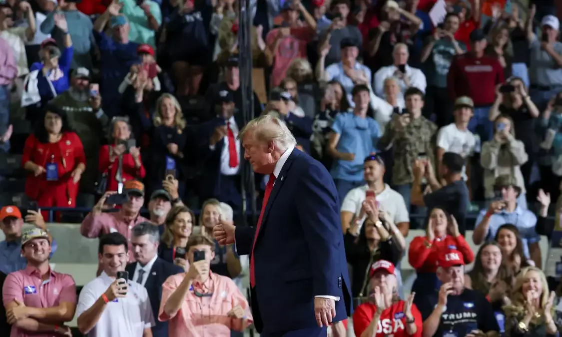 The Trump rally: a slice of 'Americana' politics, coming to an end