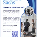 Goldman Sachs 2026 Emerging Leaders Series: Explore Future Summer Analyst Opportunities