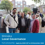 Shiraka Training Programme 2027: Fully Funded Local Governance Training in the Netherlands for Government Professionals from 12 MENA Countries