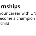 UNICEF Internship Programme 2026–2027: Paid Internships for Students and Recent Graduates Worldwide