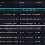 U.S. government moves over $100 million in BTC and BNB. A sale hasn't been confirmed