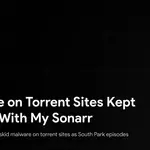 Someone on Torrent Sites Kept Fucking with My Sonarr