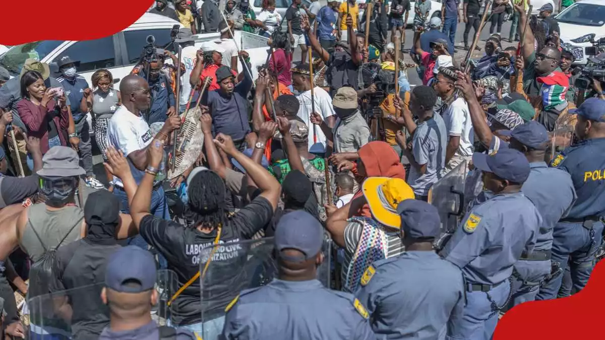 South Africa: 24 vehicles burnt, shops looted in anti-immigration protests