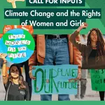 2027 Call for Inputs on Climate Change and the Rights of Women and Girls