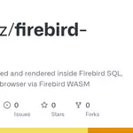 DOOM, simulated and rendered inside the Firebird SQL database using WASM