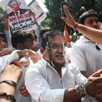 Indian opposition marches in protest seeking resignation of election chief