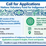 UN Indigenous Peoples Fund 2027: Financial Support for Indigenous Representatives to Attend UN Meetings in New York and Geneva