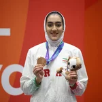 Woman taekwondo athlete Ahmadi claims bronze: 2026 Nagoya
