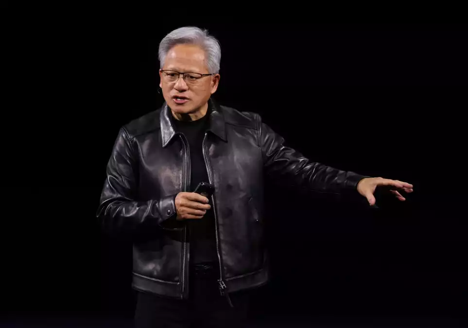 Heckler disrupts Nvidia CEO Huang’s speech at Berlin conference