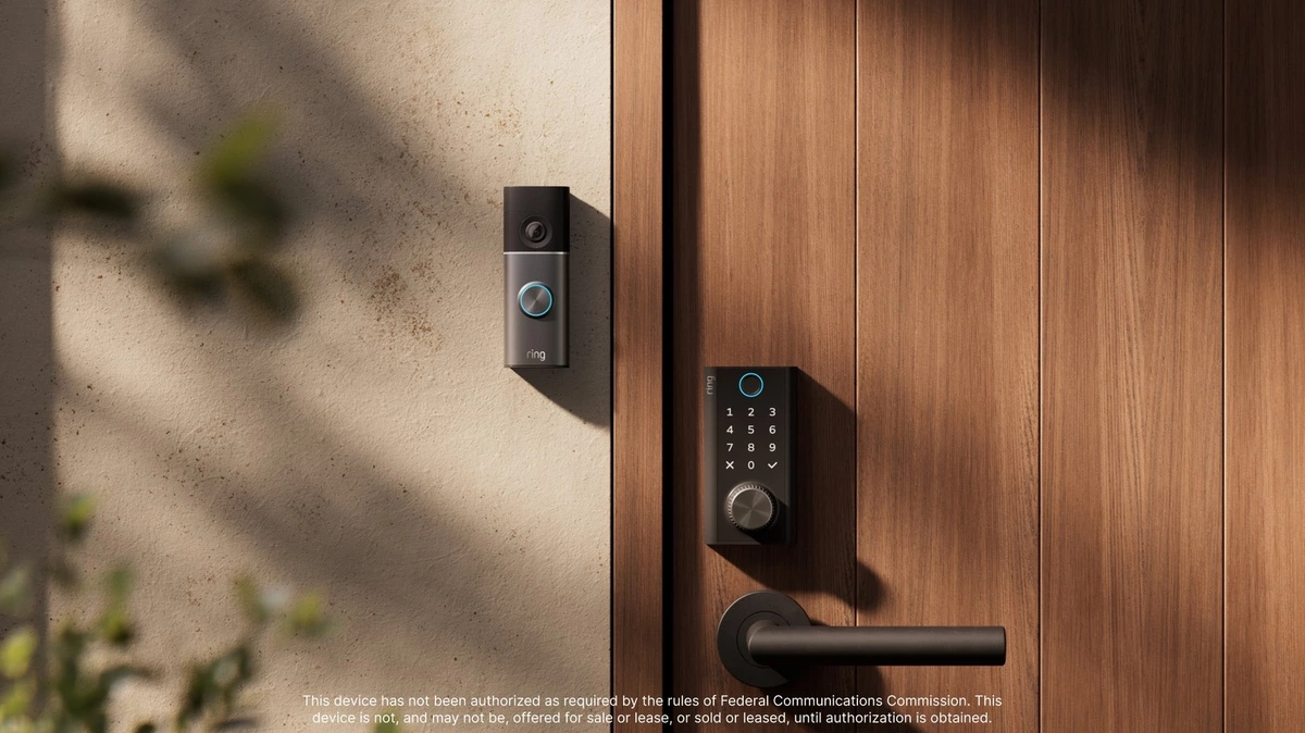 Ring's smart lock has a hand crank so it works even if the power's out