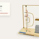 Regex visualized as 3D marble run