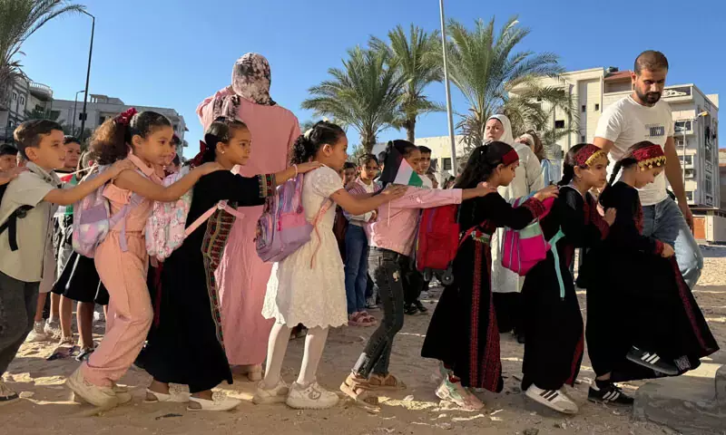 Haunted by grief, Gaza’s displaced still wait overseas for return

