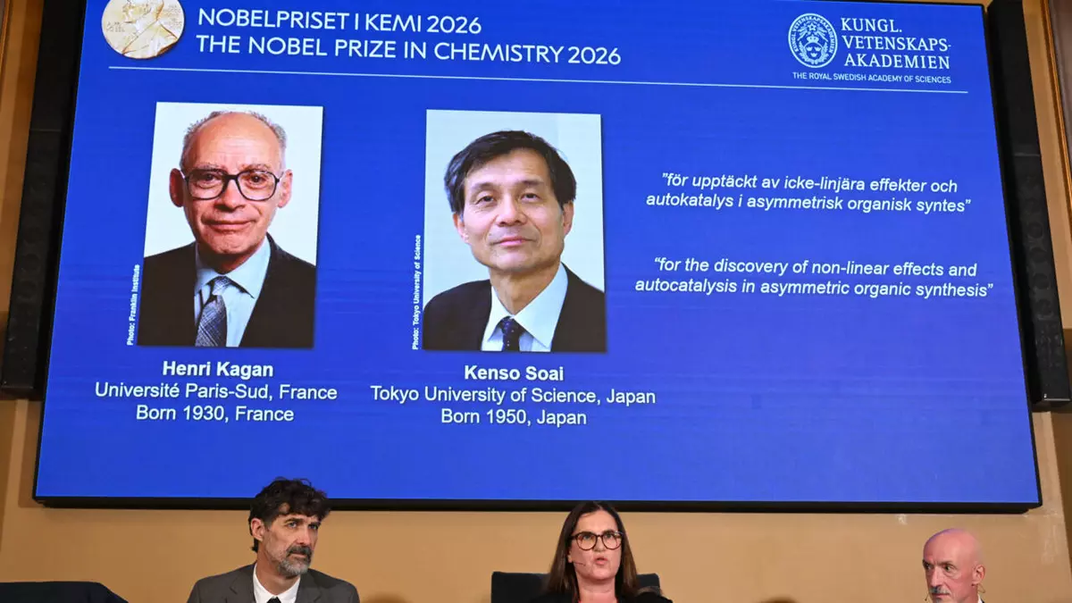 🔴Nobel Prize in chemistry awarded to France's Henri Kagan, Japan's Kenso Soai