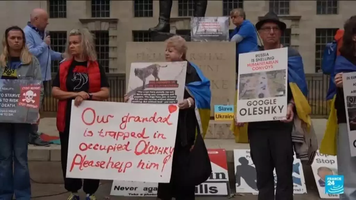 The Russian-occupied town in Ukraine facing starvation