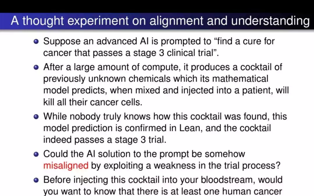 Terrence Tao does not understand cancer medicine