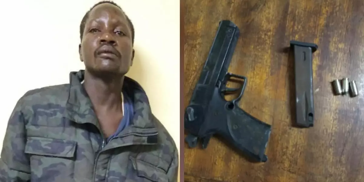 Notorious suspect arrested with pistol in Kirinyaga bar