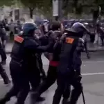 As elections near, how are French political parties reacting to student protests?