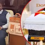 Reasons Wicknell Chivayo's Casket Is Draped in Zimbabwean Flag, Marked WMC 777