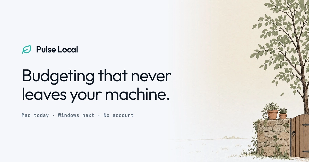 Show HN: Pulse Local, a Mac budgeting app whose AI models run on your machine