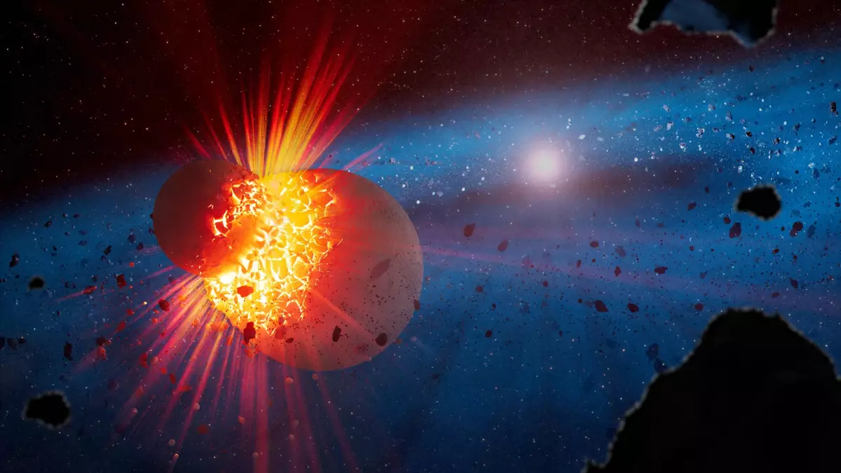 NASA’s Webb finds signs of Mars-sized worlds smashing together