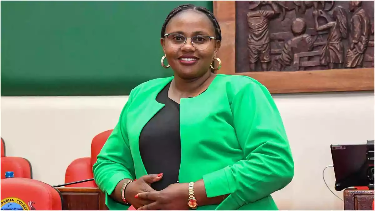 Nyandarua MCA Milka Nyambura goes viral over English struggles during vetting