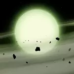 Astronomers discover a ghostly green star unlike any known before
