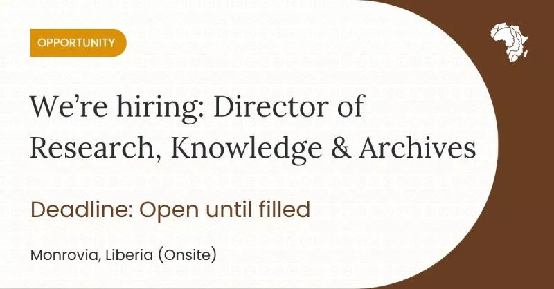 EJS Center Seeks Director of Research, Knowledge & Archives to Advance African Women’s Leadership