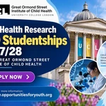 UCL Child Health Research PhD Studentships 2027/28: Fully Funded Doctoral Research Opportunities at a World-Leading Institution