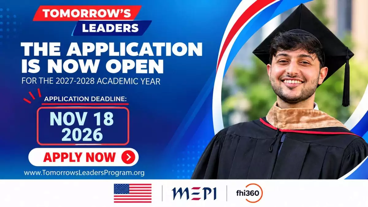 Tomorrow’s Leaders Program 2027–2028: Fully Funded Undergraduate Scholarship for Students from the Middle East and North Africa