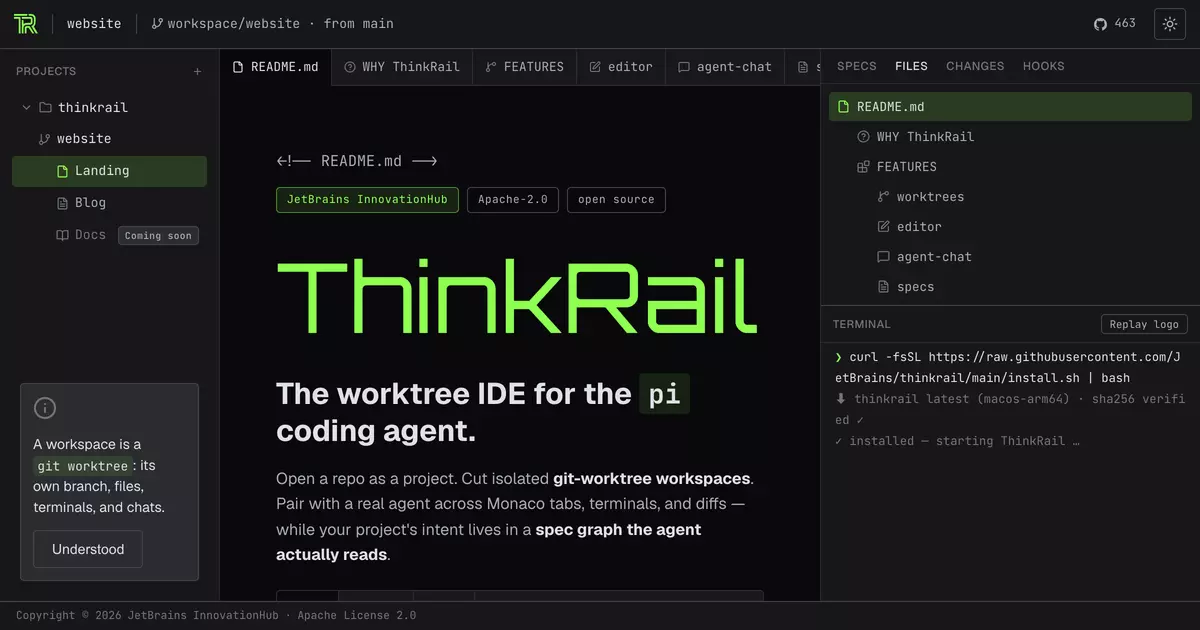 ThinkRail from JetBrains