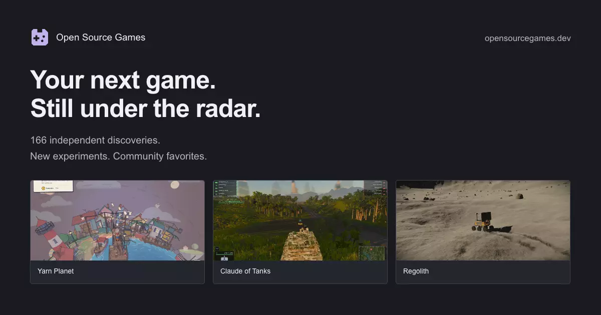 Open Source Games