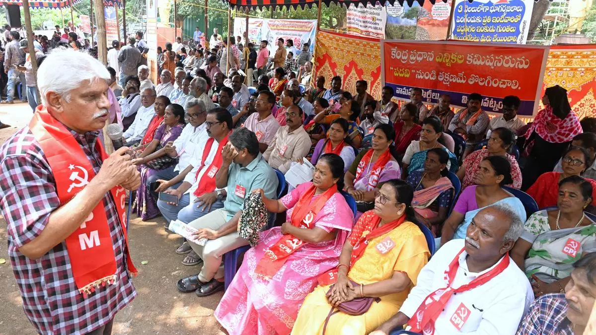 Left parties demand CEC’s removal, SIR cancellation