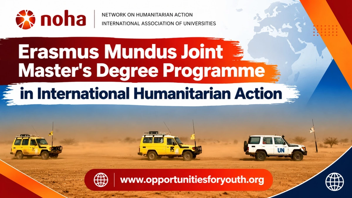 Erasmus Mundus Joint Master’s in International Humanitarian Action 2027–2029: Scholarships, Eligibility, Study Structure and How to Apply