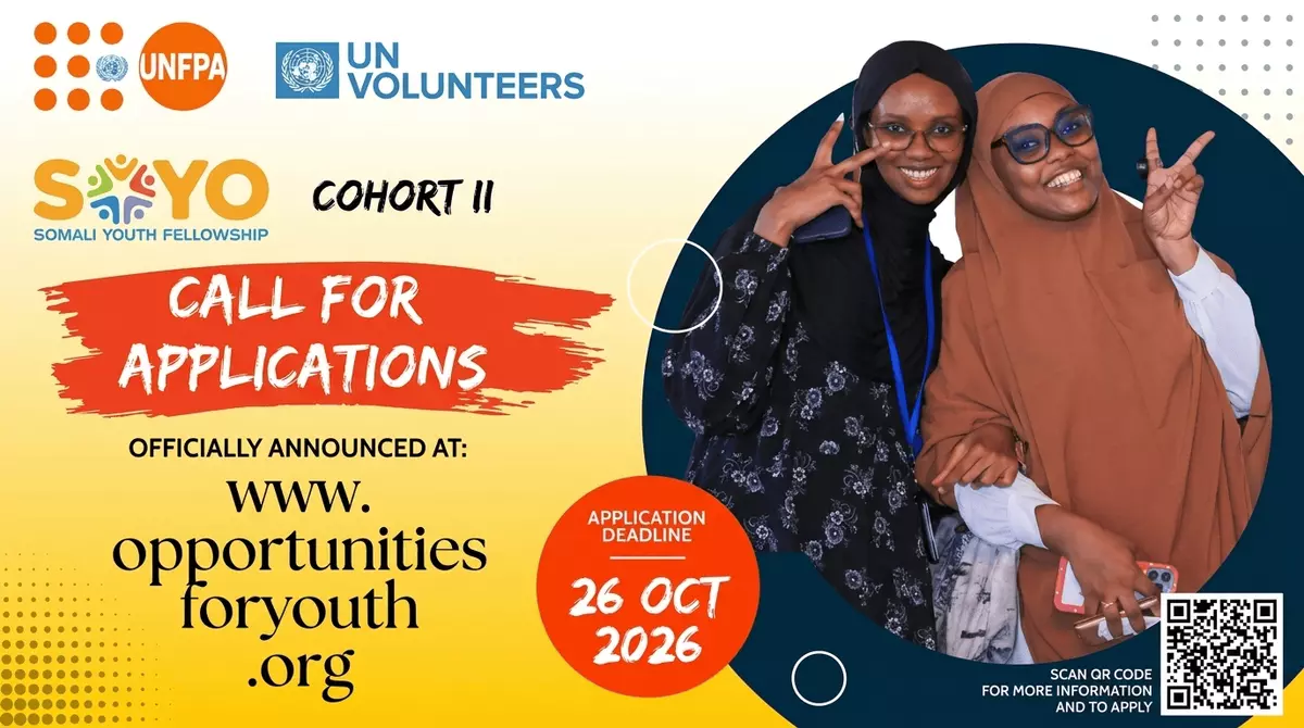 UNFPA Somalia Somali Youth Fellowship Programme (SOYO) Cohort II 2026: 22 Opportunities for Young Somali Graduates