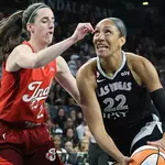 Season's over: Caitlin Clark leaves it all on court with bloody mouth as Fever fall in Game 3